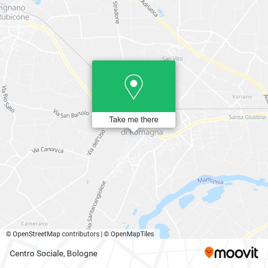 Centro Sociale map