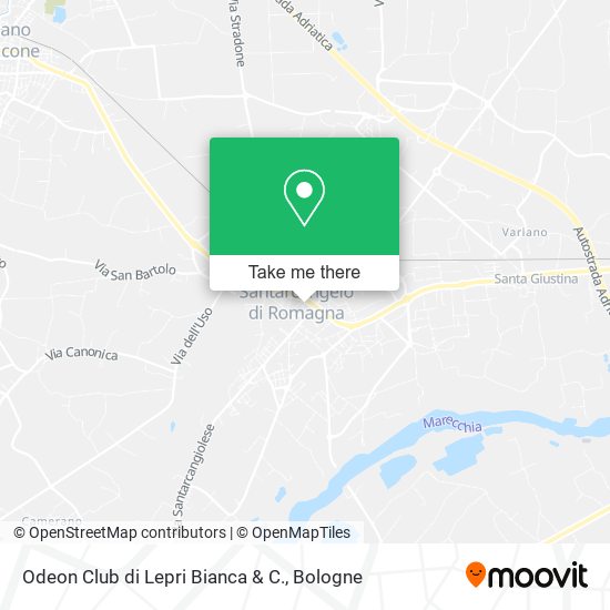 Odeon Club di Lepri Bianca & C. map