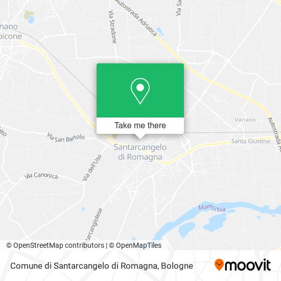 Comune di Santarcangelo di Romagna map