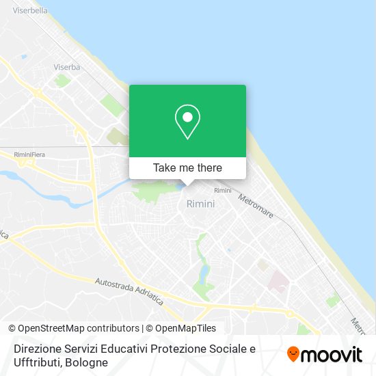 Direzione Servizi Educativi Protezione Sociale e Ufftributi map