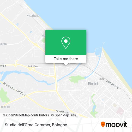 Studio dell'Omo Commer map