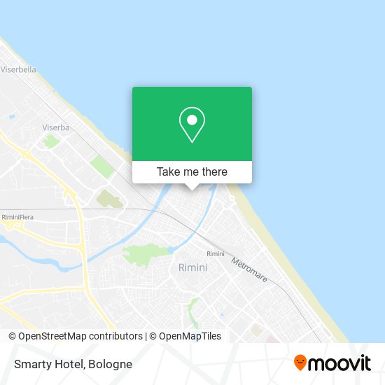 Smarty Hotel map