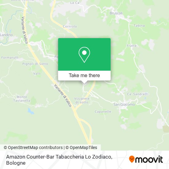 Amazon Counter-Bar Tabaccheria Lo Zodiaco map