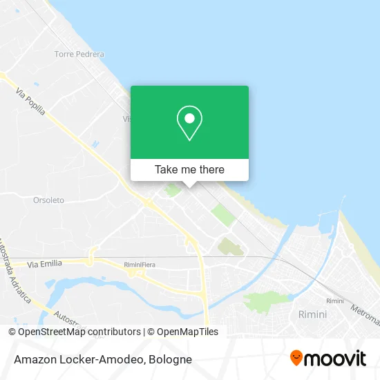 Amazon Locker-Amodeo map