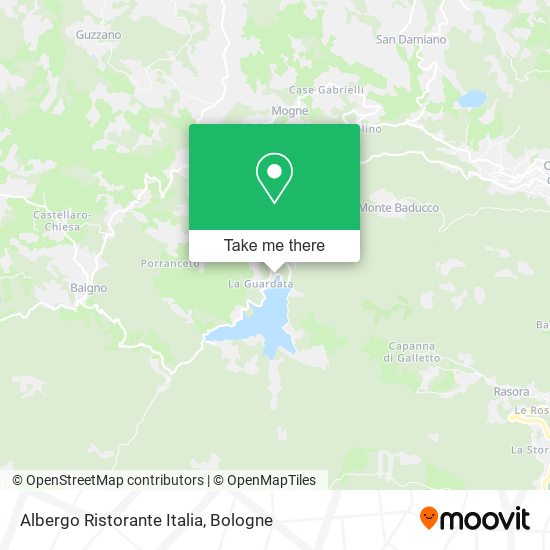 Albergo Ristorante Italia map