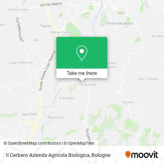 Il Cerbero Azienda Agricola Biologica map