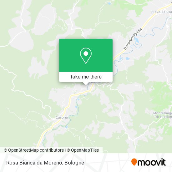 Rosa Bianca da Moreno map
