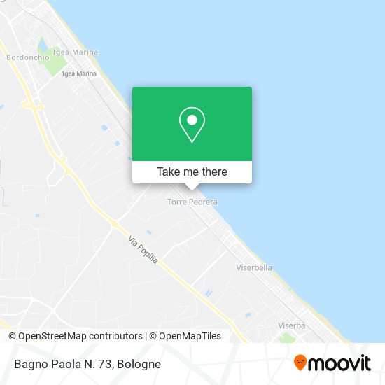 Bagno Paola N. 73 map