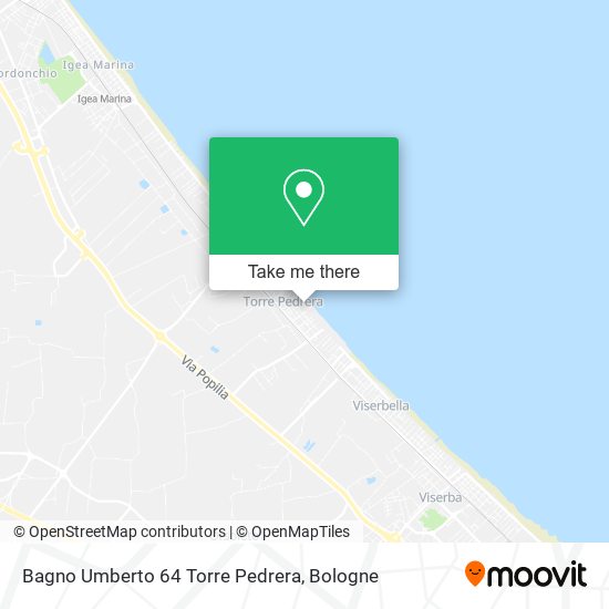 Bagno Umberto 64 Torre Pedrera map