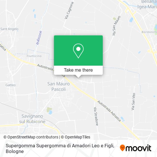Supergomma Supergomma di Amadori Leo e Figli map