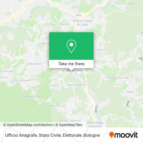 Ufficio Anagrafe, Stato Civile, Elettorale map