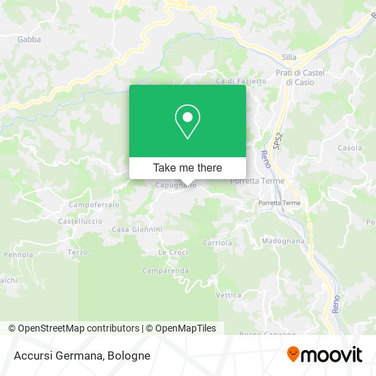 Accursi Germana map