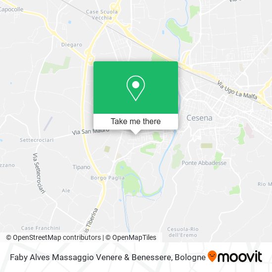 Faby Alves Massaggio Venere & Benessere map