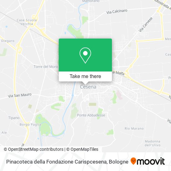 Pinacoteca della Fondazione Carispcesena map