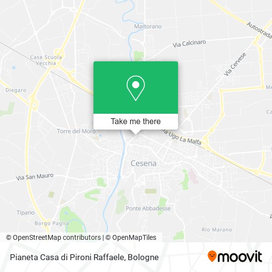 Pianeta Casa di Pironi Raffaele map