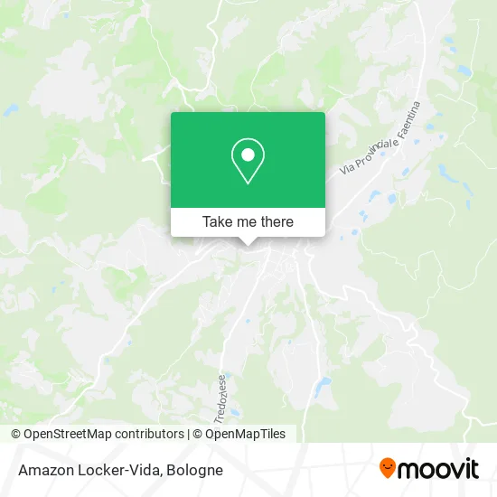 Amazon Locker-Vida map