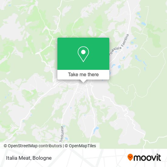 Italia Meat map