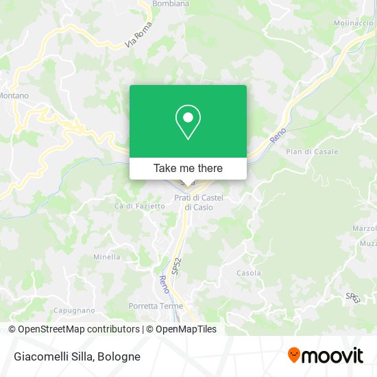 Giacomelli Silla map