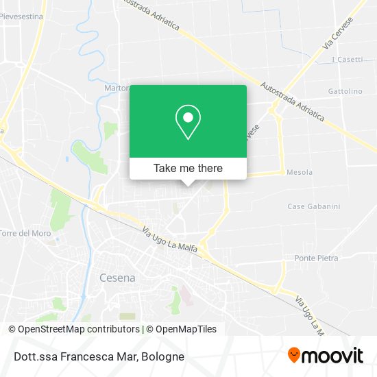 Dott.ssa Francesca Mar map