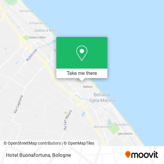 Hotel Buonafortuna map