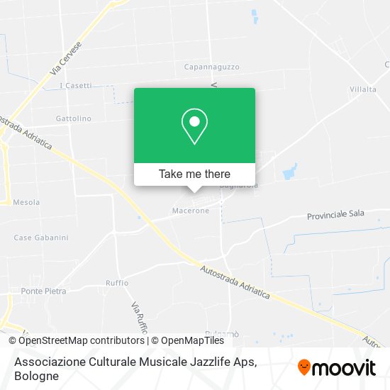 Associazione Culturale Musicale Jazzlife Aps map
