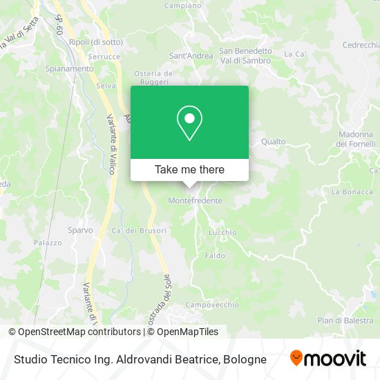 Studio Tecnico Ing. Aldrovandi Beatrice map