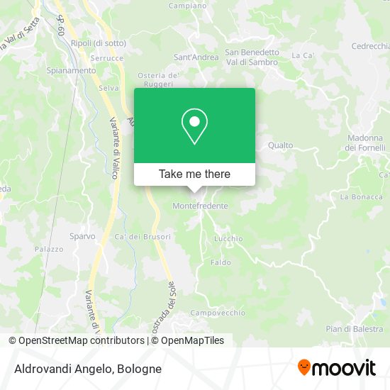 Aldrovandi Angelo map