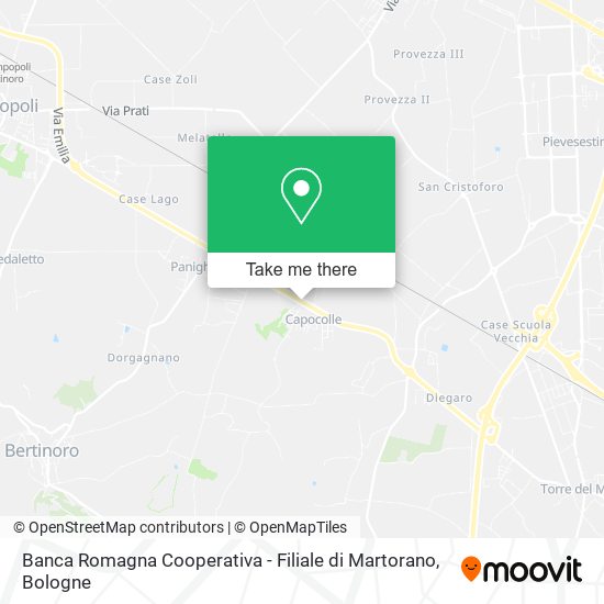 Banca Romagna Cooperativa - Filiale di Martorano map