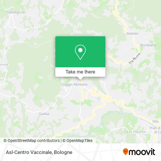 Asl-Centro Vaccinale map