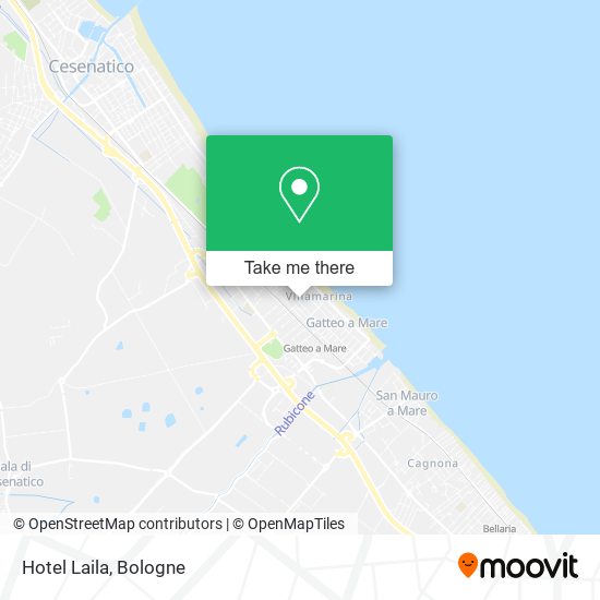Hotel Laila map