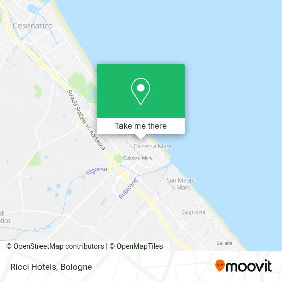 Ricci Hotels map