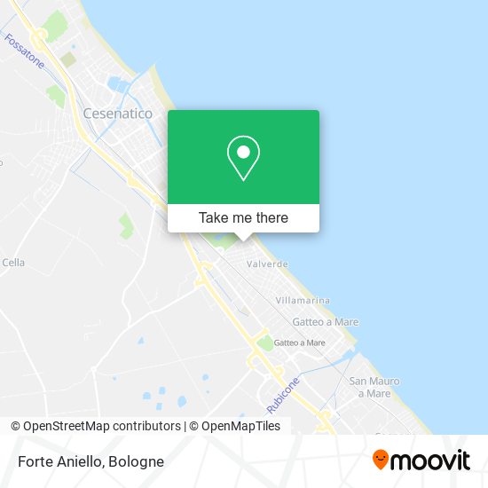 Forte Aniello map