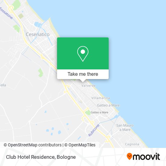 Club Hotel Residence map
