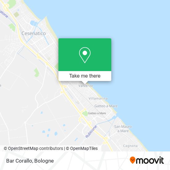 Bar Corallo map