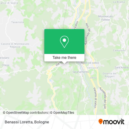 Benassi Loretta map