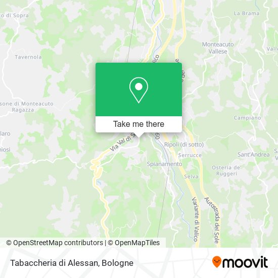 Tabaccheria di Alessan map