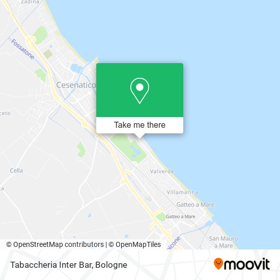 Tabaccheria Inter Bar map