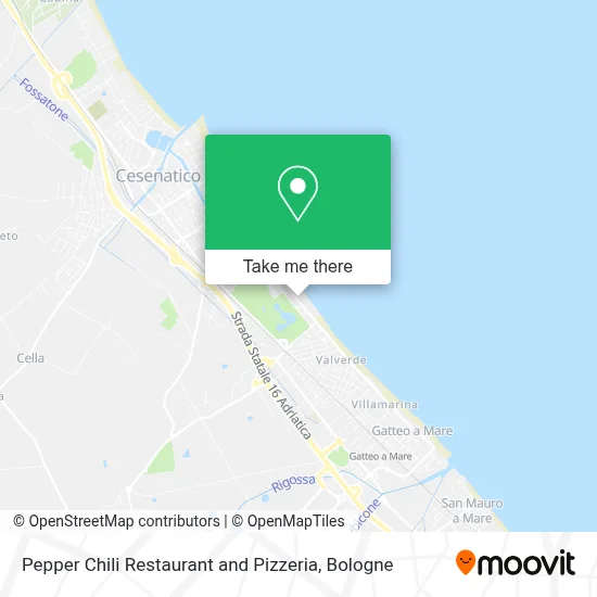 Pepper Chili Restaurant and Pizzeria map