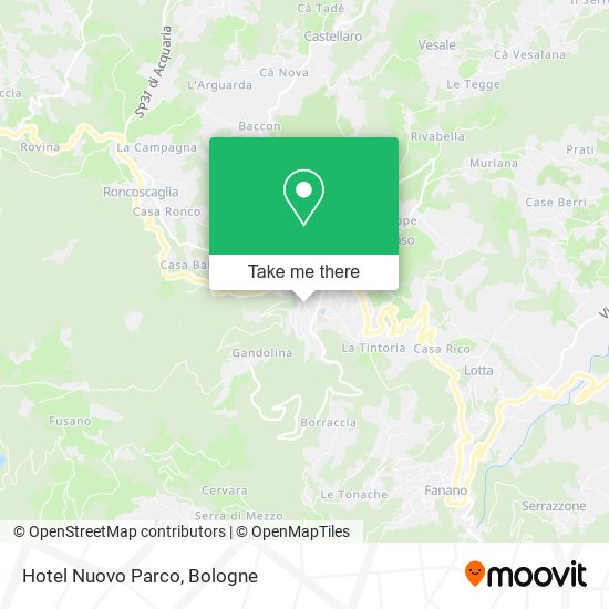 Hotel Nuovo Parco map