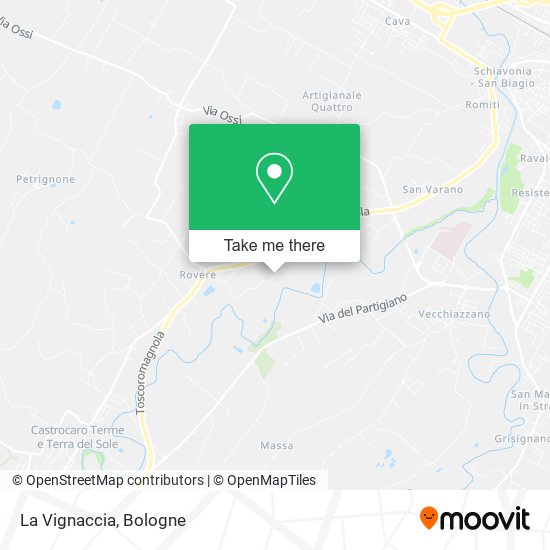 La Vignaccia map
