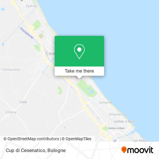 Cup di Cesenatico map