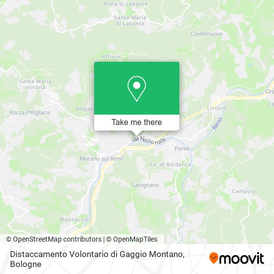 Distaccamento Volontario di Gaggio Montano map