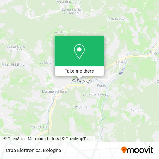 Crae Elettronica map