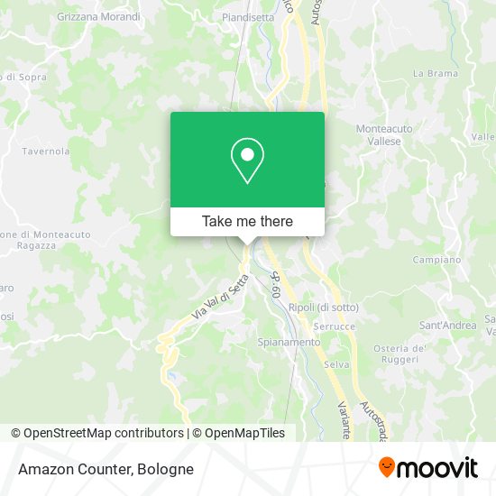 Amazon Counter map