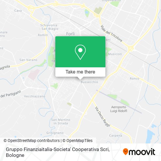 Gruppo Finanziaitalia-Societa' Cooperativa Scri map