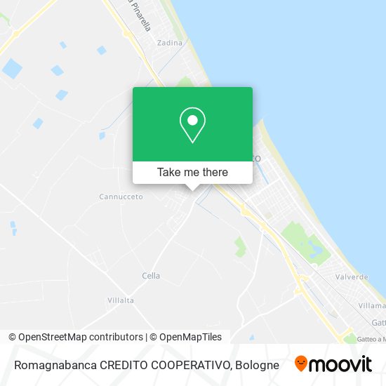 Romagnabanca CREDITO COOPERATIVO map