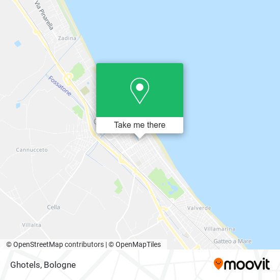 Ghotels map