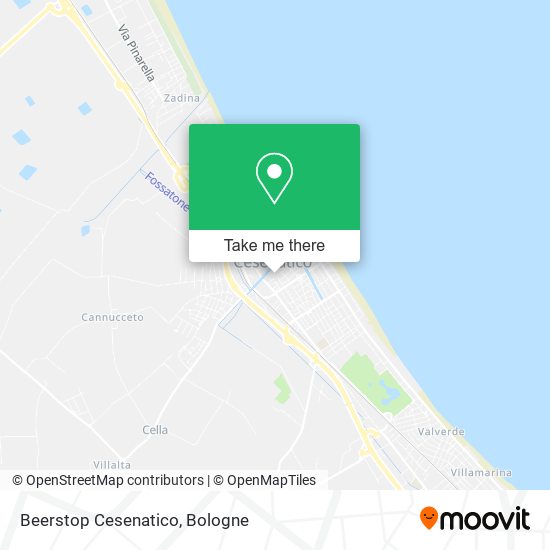 Beerstop Cesenatico map