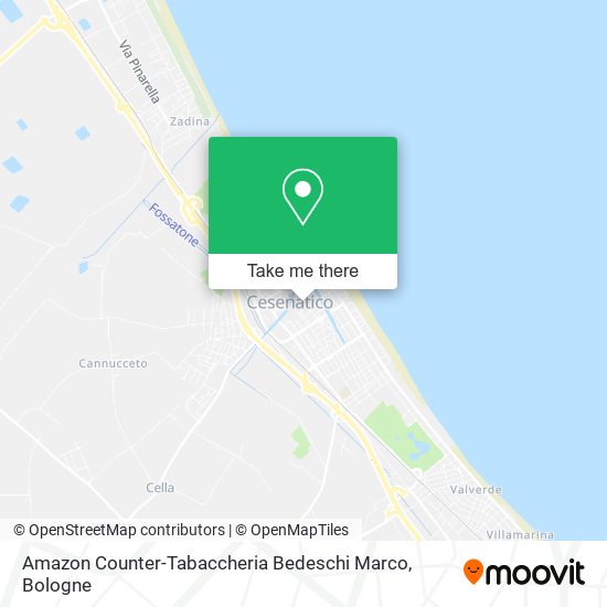 Amazon Counter-Tabaccheria Bedeschi Marco map