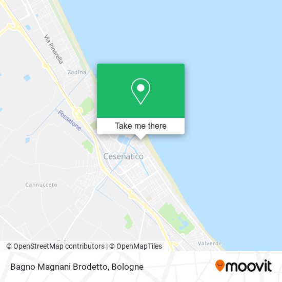 Bagno Magnani Brodetto map